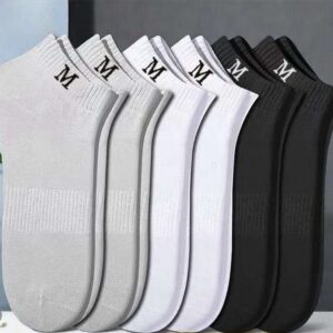 Minimalist White Ribbed Cotton Crew Socks